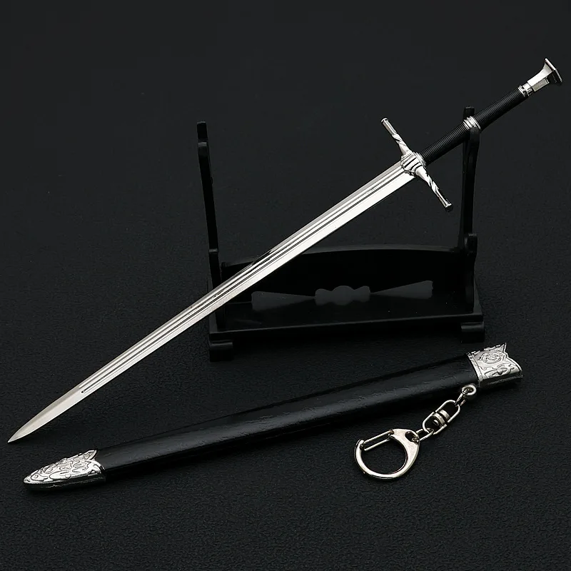 22 سنتيمتر Additem السيف لعبة المفاتيح الشكل الطرفية المعادن الحرفية نموذج المشهد الدعائم سطح المكتب الحلي هدايا عيد اللعب