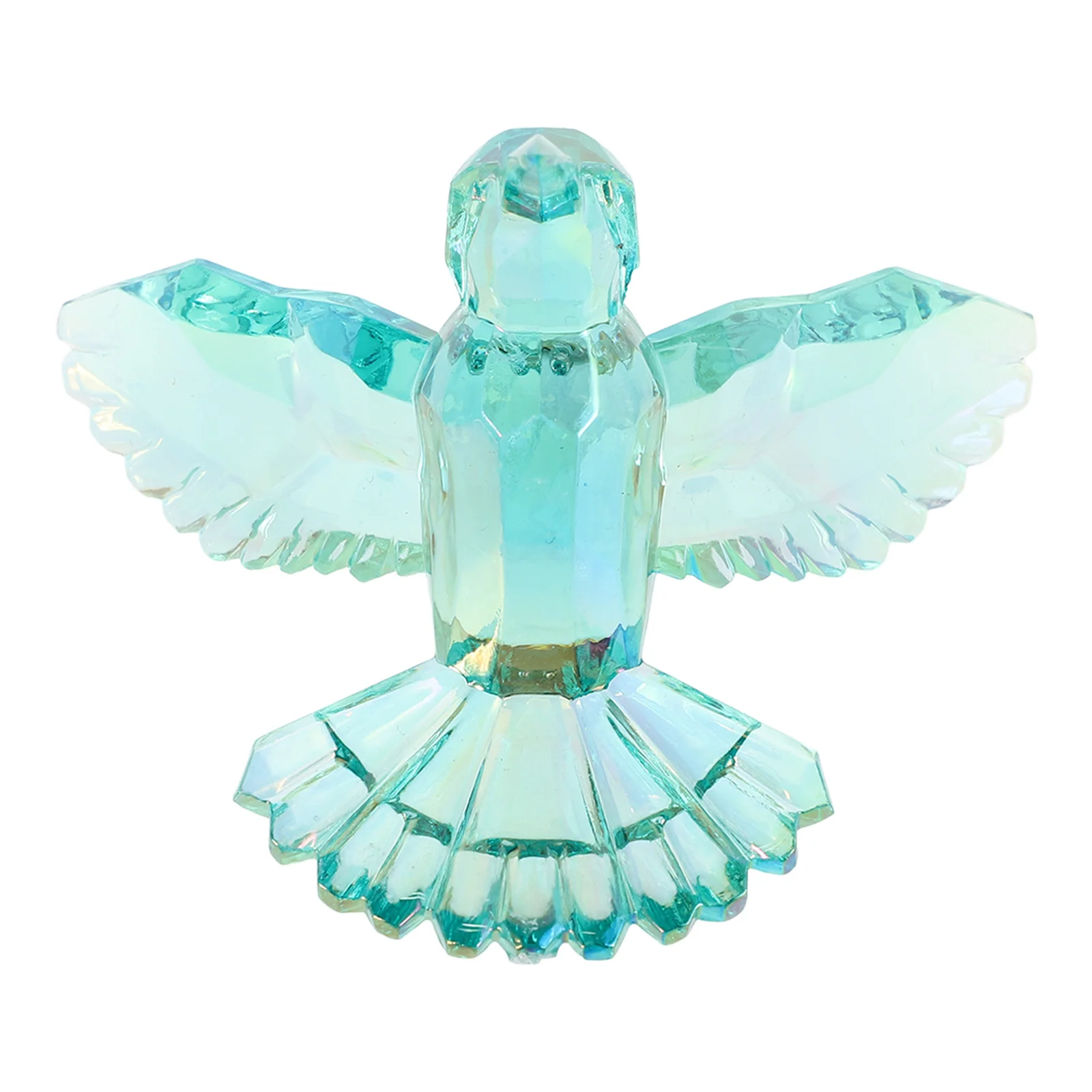 

Transparent Iridescent Bird Hanging Ornament Acrylic Hummingbird Decor Pendant Ceiling Decoration Home Room Spring Touch
