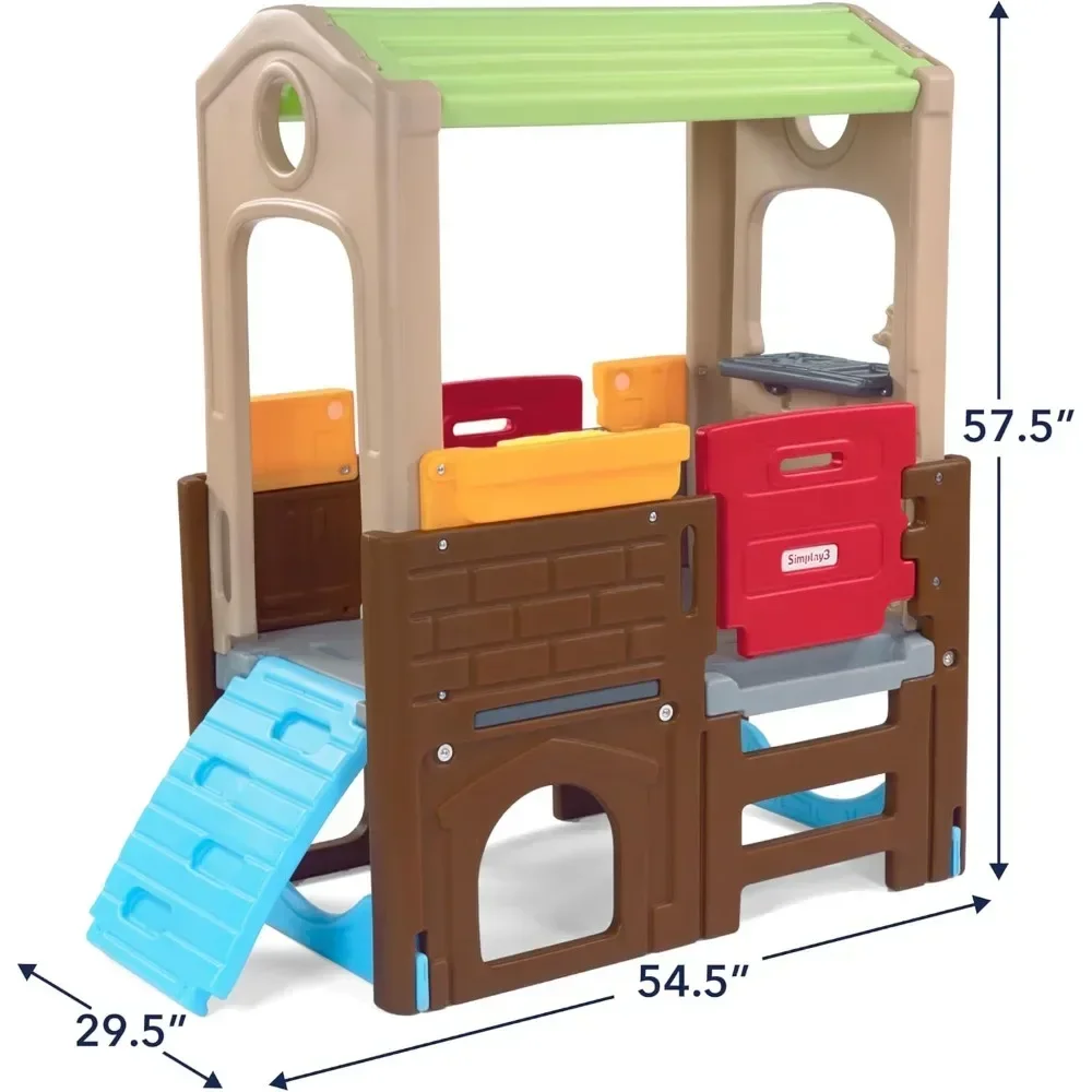 Playhouse Indoor or Outdoor Clubhouse and Activity Playset and Kids Young Explorers Discovery