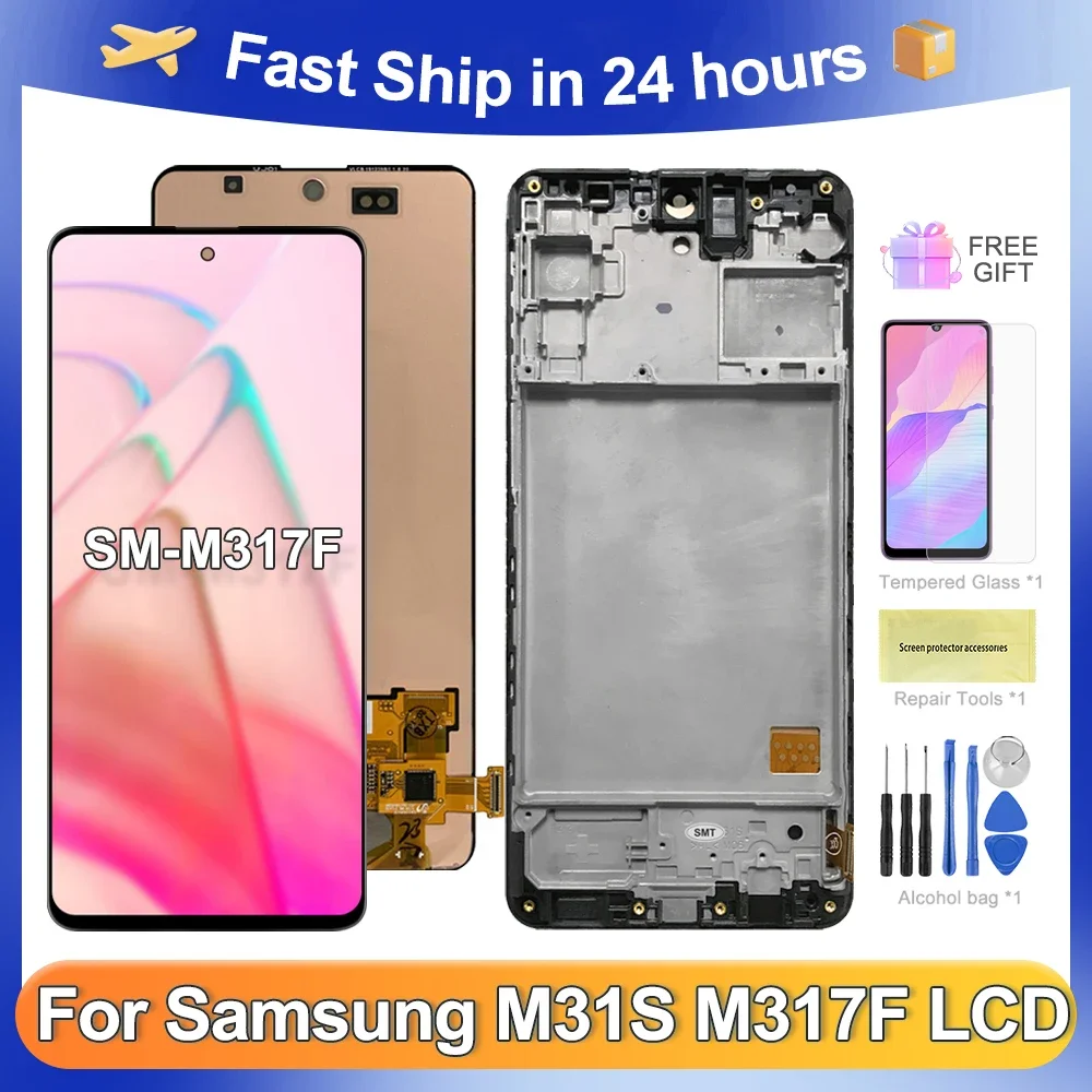 M31S 6.5\'\'For Samsung For M317 M317F M317F/DS LCD Display Touch Screen Digitizer Assembly Replacement