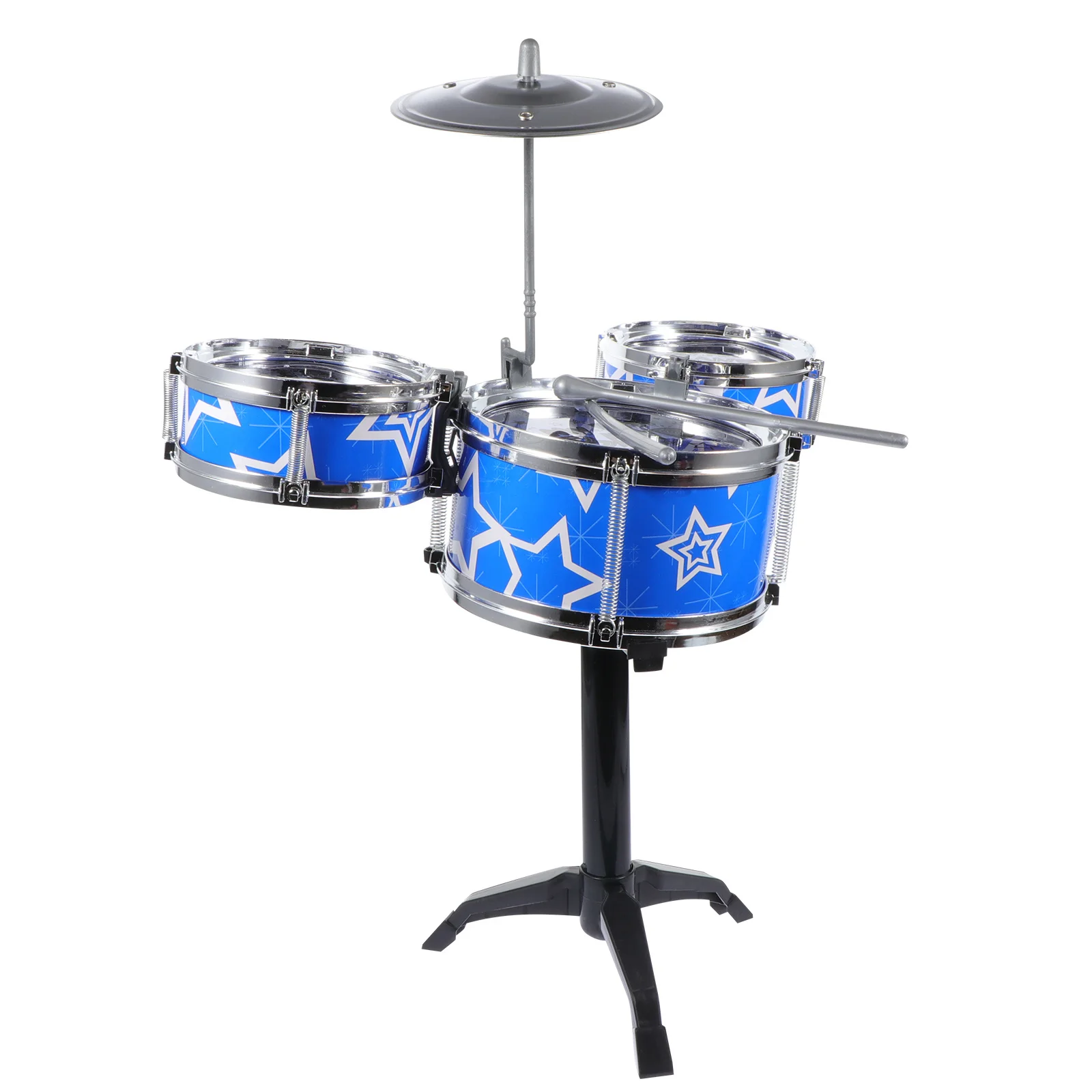 1 ensemble de tambour de Jazz pour enfants, ensemble Musical éducatif, conception imprimée Unique, Surface lisse et sûre, Instrument de musique préscolaire pour l'apprentissage précoce