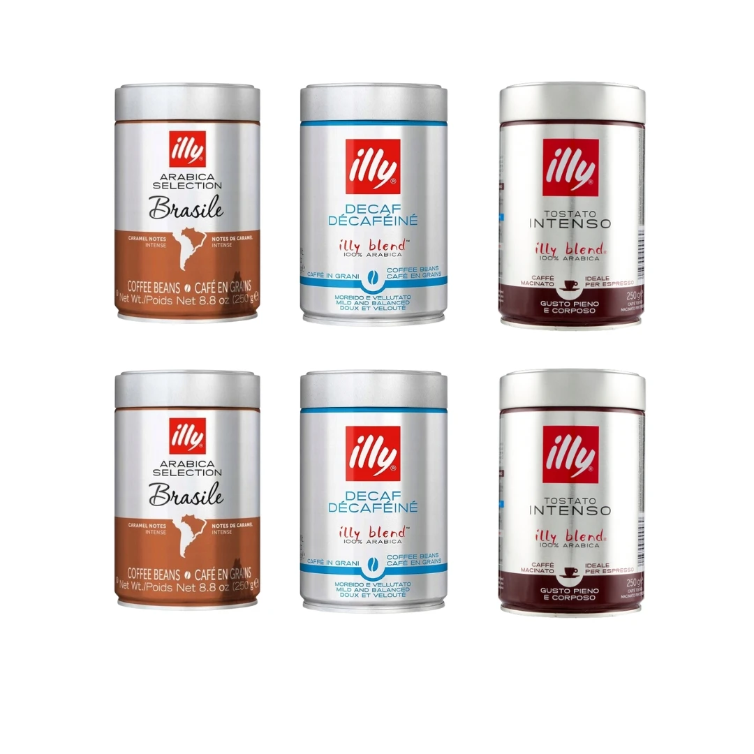 مجموعة حبوب البن والمطحونة 250 جرام - إيلي