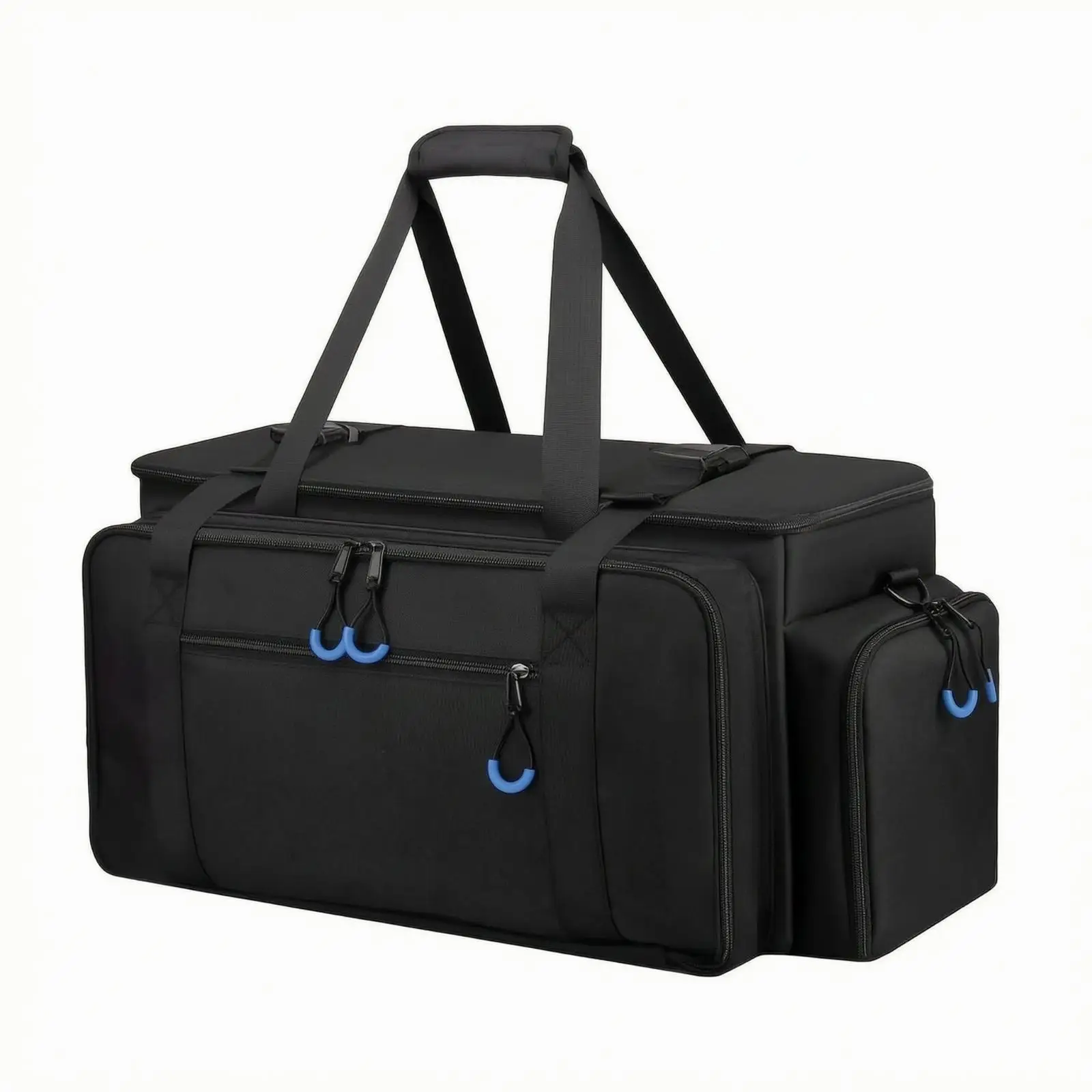 Portable Equipment Bag with Dividers | 600D Oxford material, Cube Storage Bag with Pockets, for Gigs