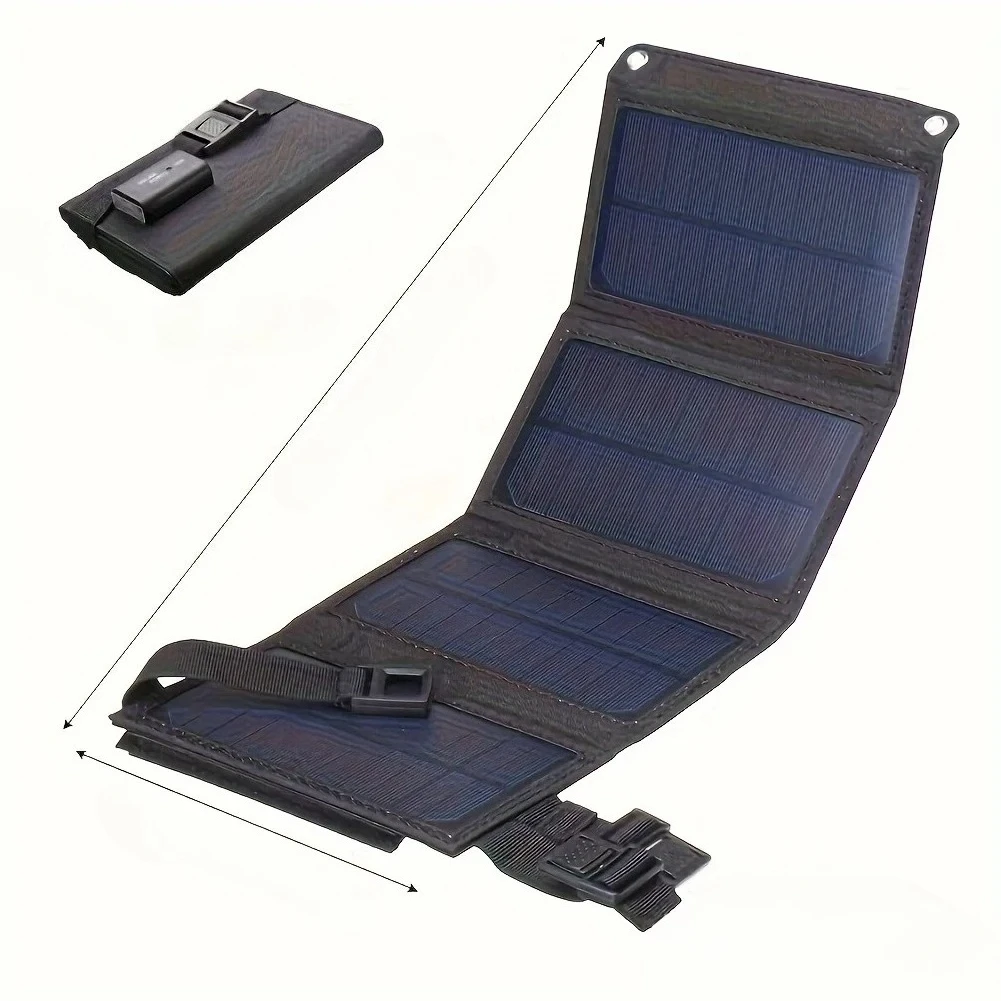 1pcs USB Foldable Solar Panel Portable Flexible Small Waterproof 5V Folding Solar Panels Cells For Mobile Phone Battery Charger