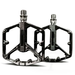 Bicycle Pedals Sealed Universal DU Bearing Pedal Widened Nonslip Aluminum Alloy Pedal Mountain Road Bike Bicycle Accessories