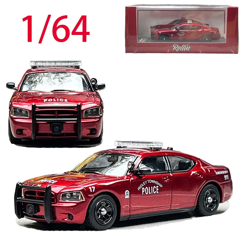 

Rollin Diecast масштаб 1/34, Dodge Charger, полицейский автомобиль DTP, модель автомобиля из сплава, игровые транспортные средства, игрушки для мальчиков, коллекция оригинальных коробок
