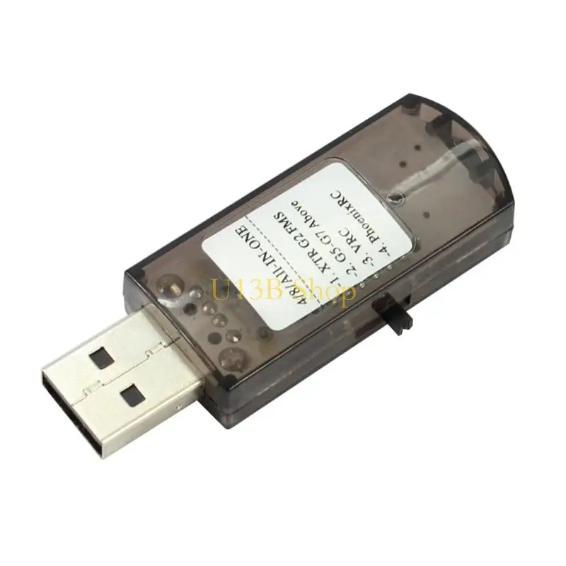Simuladores USB industriais U13b 22 1 Controle vôo Simuladores vôo USB plástico simples Opere plástico para G7