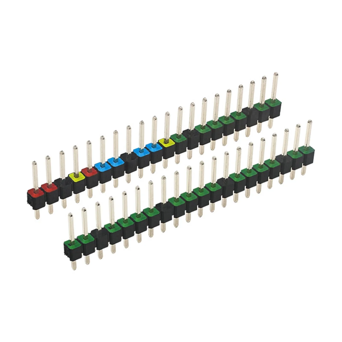 Sale 20 Pin GPIO Header Adapter 2.54mm Pitch Double Row Color Pin Header for Raspberry Pi PICO W Development Board