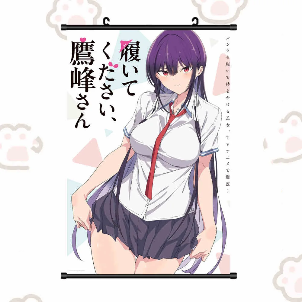 Anime proszę umieścić, Takamine-san Takane plakat Shirota Koushi Ellie Evergreen Cosplay przewiń mural ścienny powiesić plakat Decor