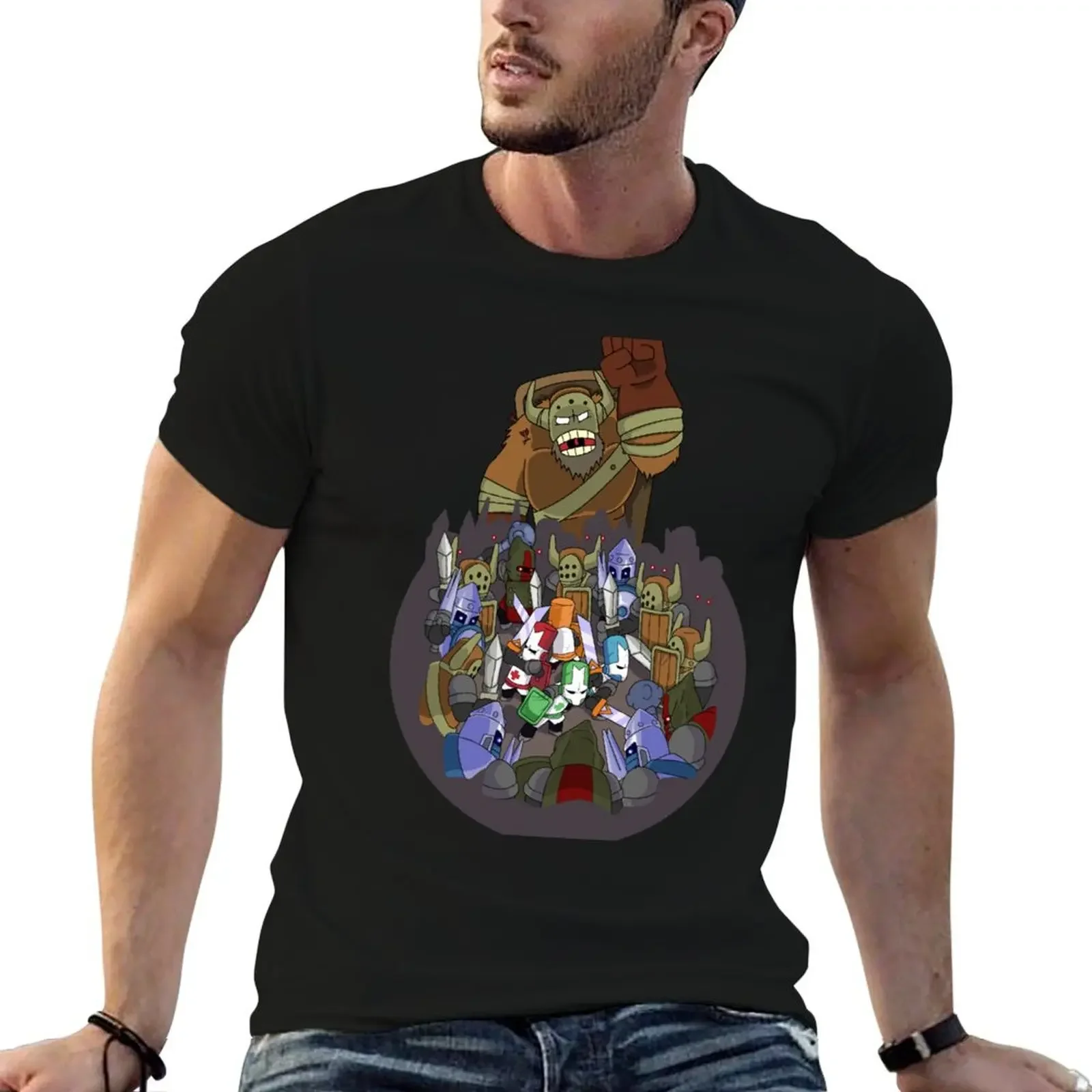 Castle Crashers 4 Swords Style T-Shirt sweat designer shirts mens tall t shirts