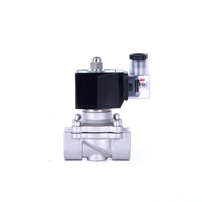 

3/8" Normally Closed Stainless Steel Solenoid Valve Waterproof Solenoid Valve With LED Power Indicator 24V 12V 220V 110V