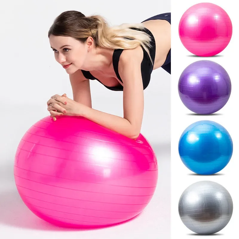 45-85 cm PVC Yoga Ball Gym Fit Ball Thickened Explosion-proof Exercise Home Fitness Pilates Sport Balance Ball Yoga Equipment