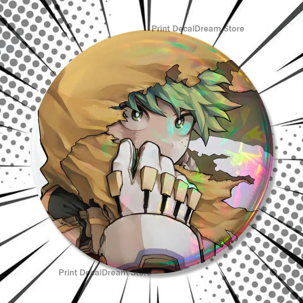D-Deku M-MHA Broschen für Rucksack-Accessoires 25mm, 32mm, 48mm, 58mm, 75mm Runde Emaille-Pins Cartoon-Abzeichen – Detail 5