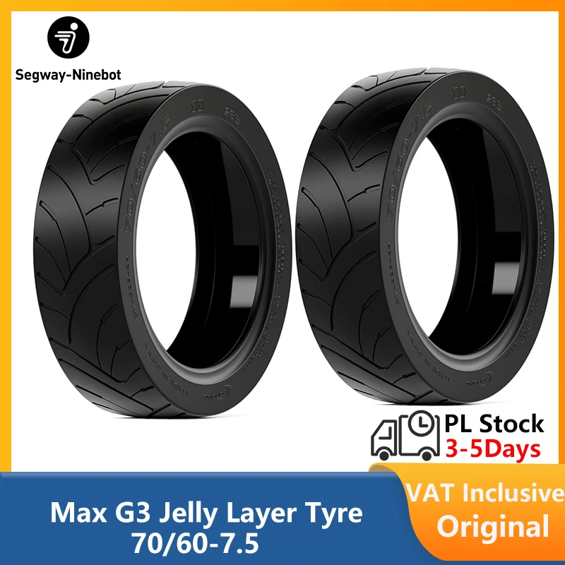 Original 70/60-7,5 Jelly-Layer-Reifen für Ninebot By Segway MAXG3 G3E G3D Elektroroller 11-Zoll Gummi-Vakuum-Selbstversiegelnder Reifen