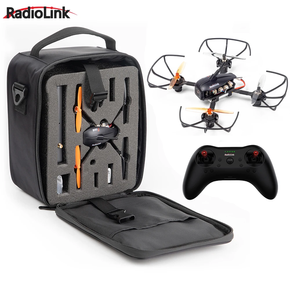 

Radiolink F121 121mm 2.4GHz Outdoor/Indoor RTF FPV Racing Drone T8S Controller R8SM Receiver 5.8G Image Transmission For RC Toy