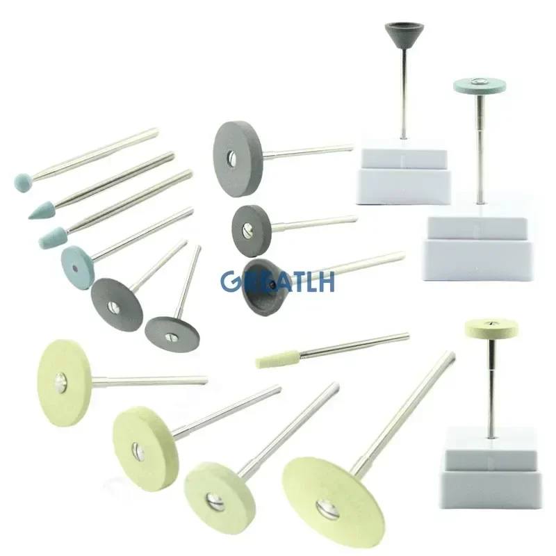 Diamond Ceramic Polisher Bur Diamond Stones Zirconia and All-Ceramics Polishing Burs Grinder for Dental Lab Handpiece