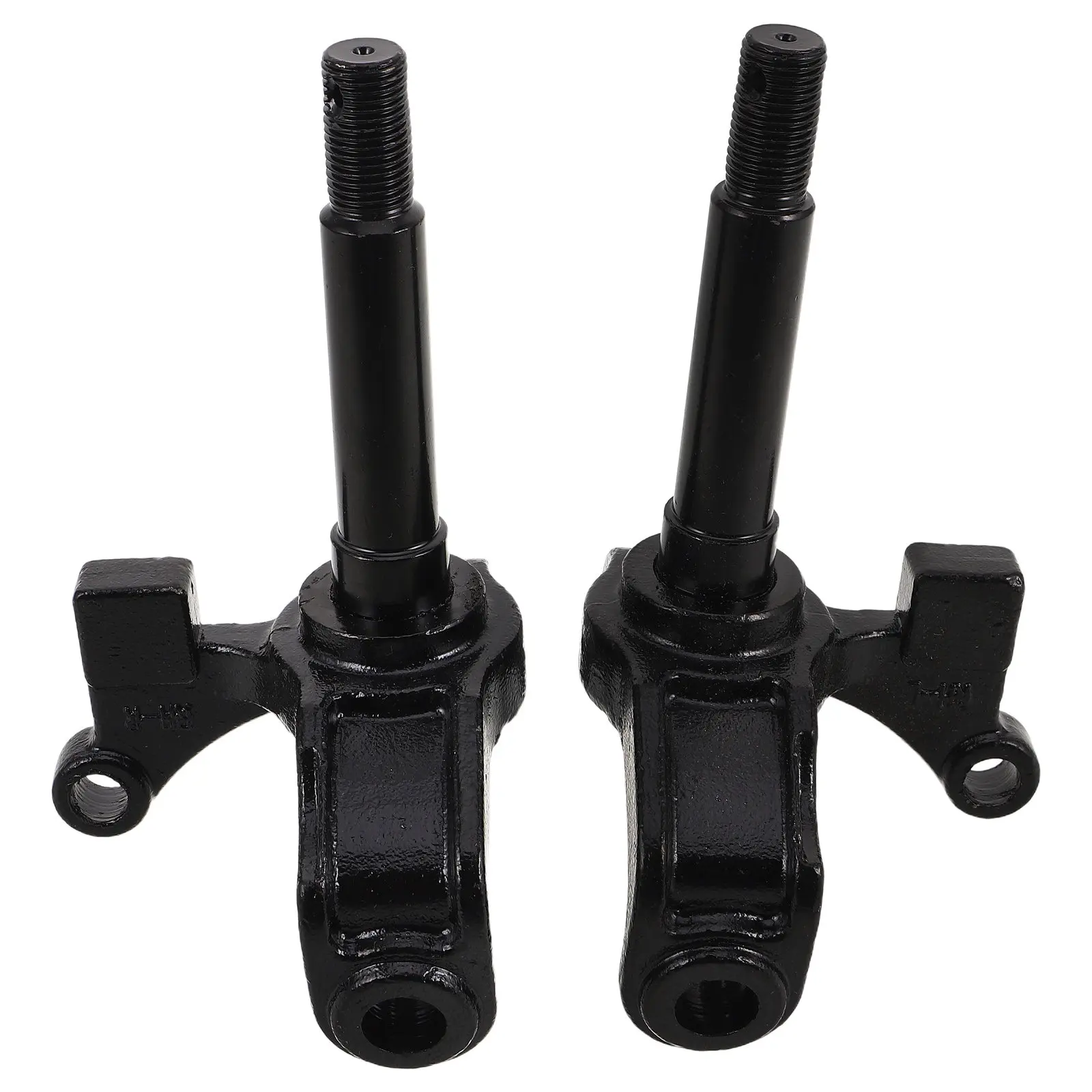 

2Pcs Kart Front Steering Knuckle Assembly with Hub Flange Universal Steering Spindle for Atv Quad Bike Off-Road Racing Rugged