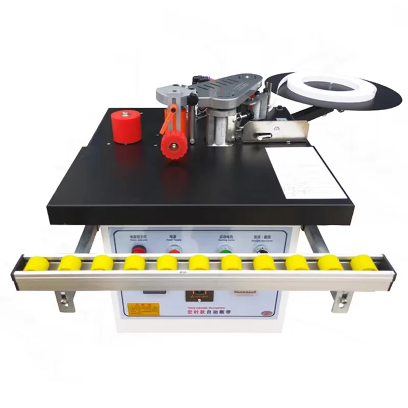 Woodworking Edge Banding Machine Manual Edge Bander Double Gluing Adjustable Speed