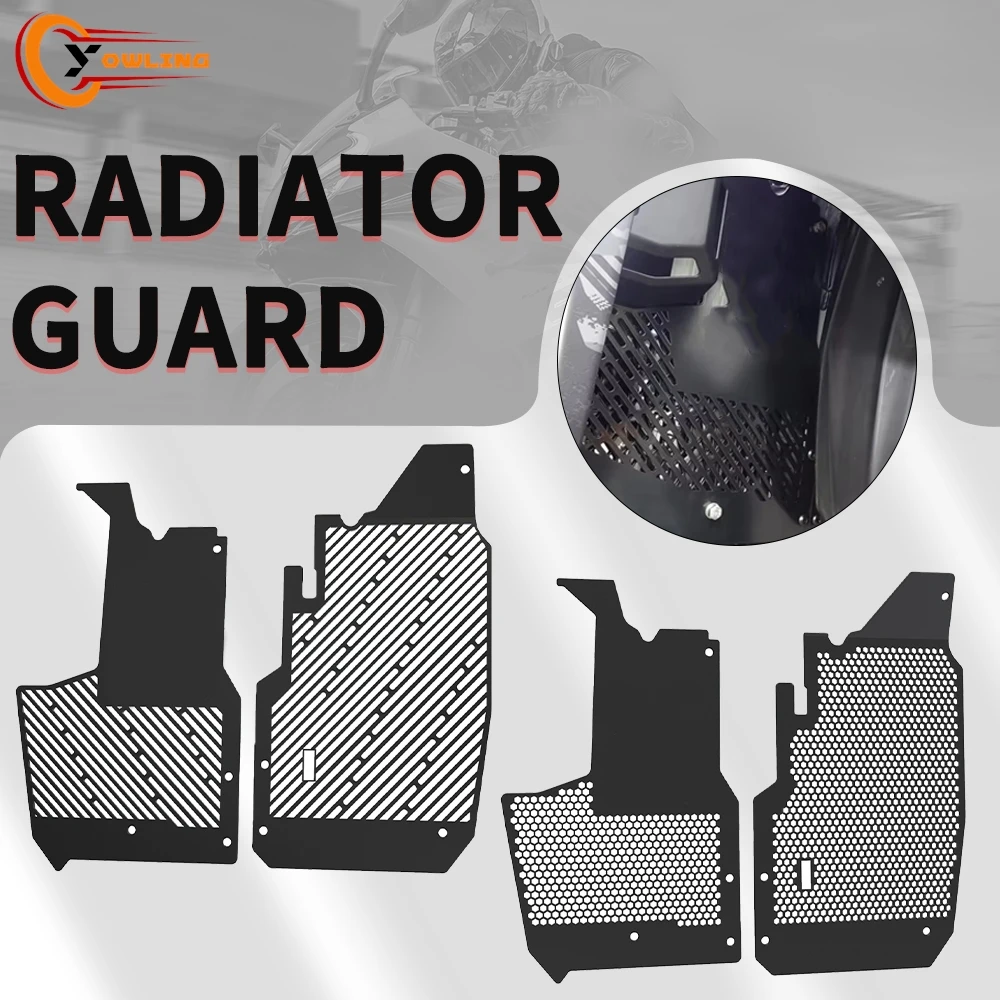 

For Kawasaki KLR650 KLR650S ABS KLR 650 2022-2024 Motorcycle Radiator Grille Cover Guard Protection Protetor Accessories