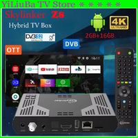 [Genuine] 2025 New Skylinker Z8 Hybrid TV box Android+DVB-S2 HD 4K TV Box H265 5G Wifi OTT Set-Top Box+DVB-S2 Satellite Receiver