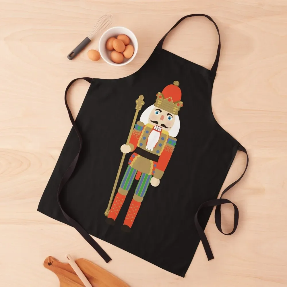 christmas nutcracker soldier Apron Kitchens Men For Man Haircut kindergarten teacher Men gift Apron