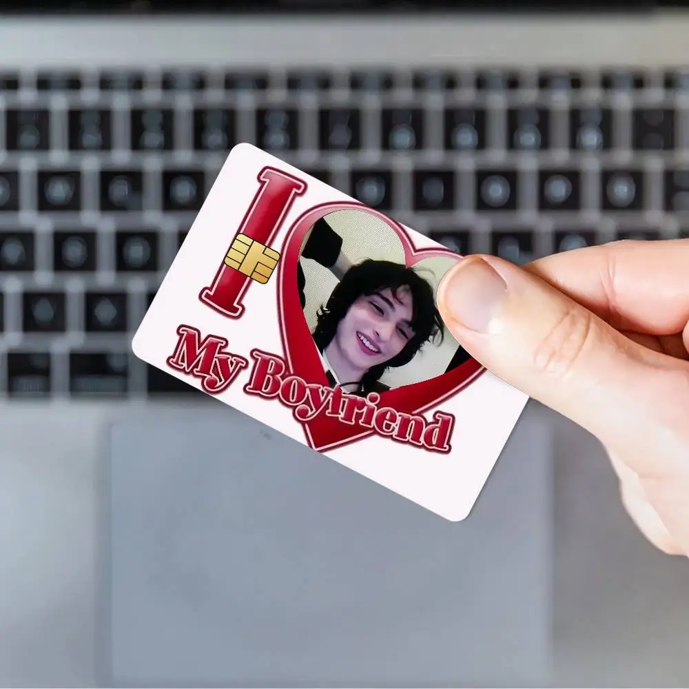 Cute F-Finn W-Wolfhard Film Skin Cover For Credit Card Stickers Debit Bank Card Front