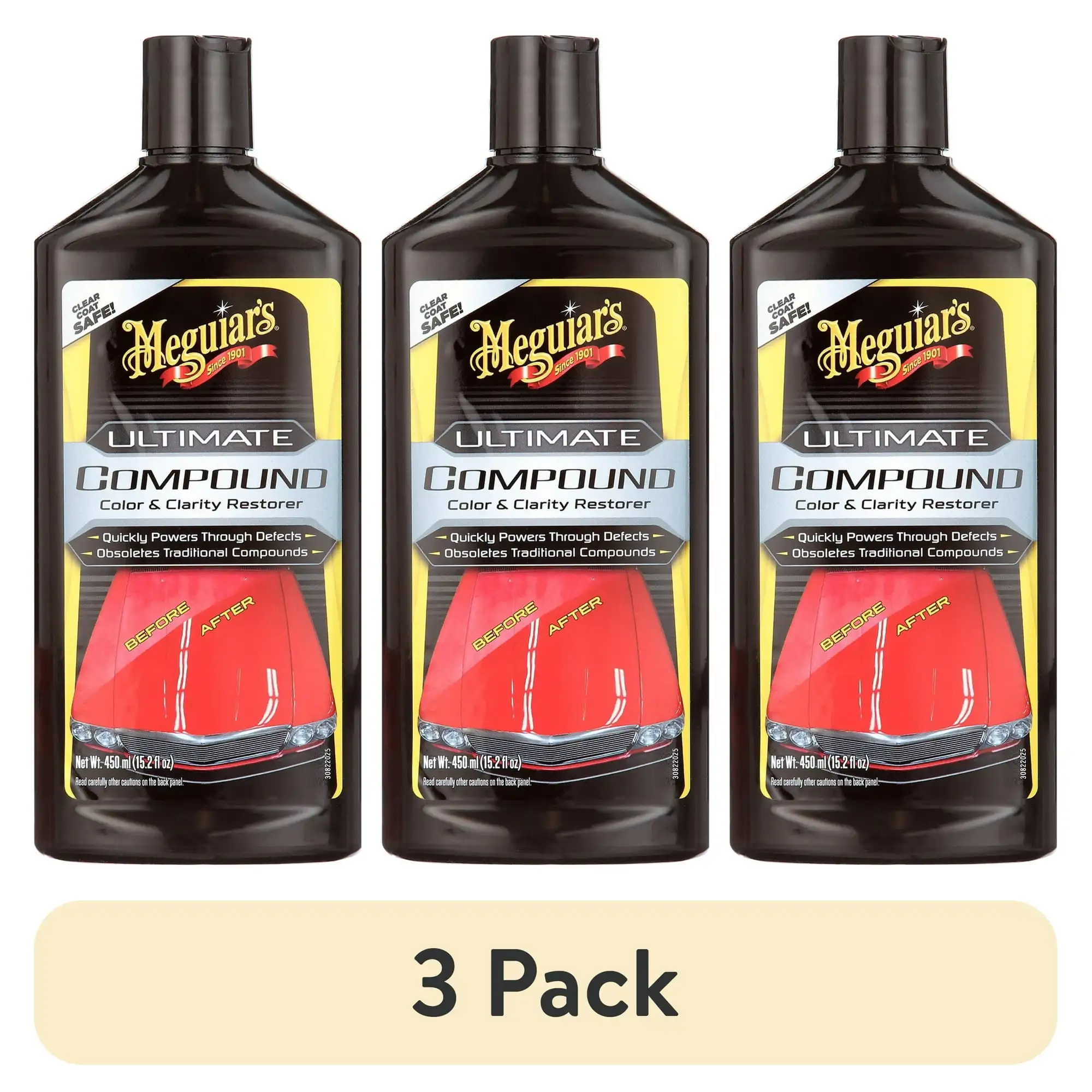 

(3 упаковки) соединение Meguiar Ultimate, G17216, 15,2 унции