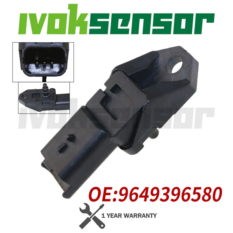 

For CITROEN Mazda Land Rover Discovery FORD PEUGEOT New MAP Manifold Absolute Pressure Sensor 9649396580 LR001324 0798007661