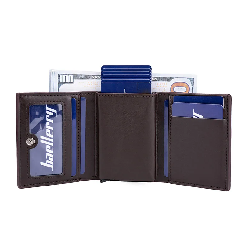 

Anti Thief Rfid ID Holders Credit Card Holder Smart Minimalist Wallet Men Women Cardholder Case Money Bag Cash Creditcard Purse