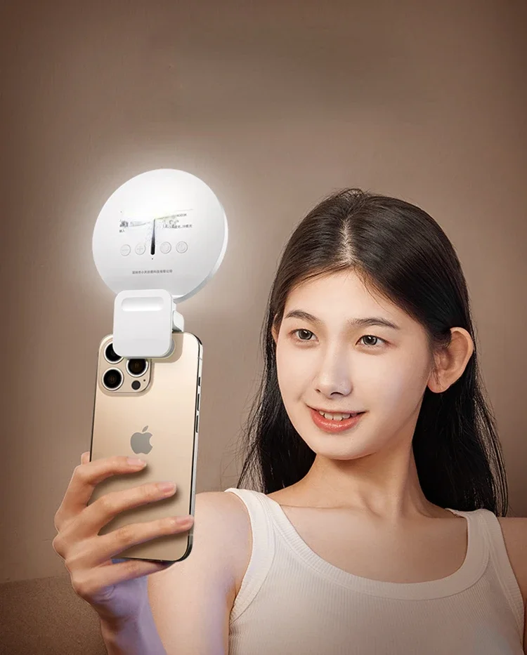 phone fill light portable photography selfie anchor live pocket lighting lamp desktop led ring hand-held special mirror