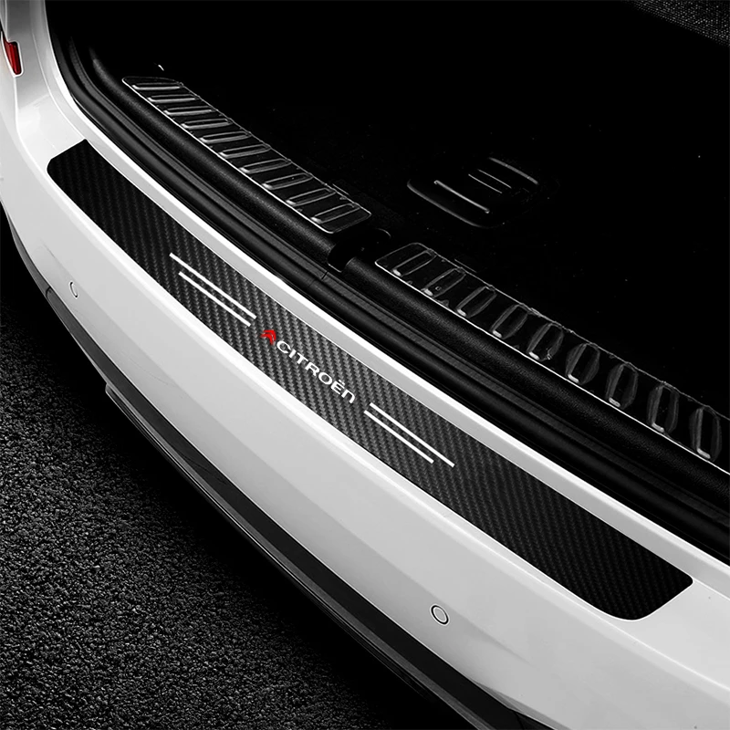 For Citroen C4 C3 C5 C1 DS3 DS4 Berlingo Jumper ZX Xsara Spacetourer Numero 9 Survolt BX Carbon Fiber Car Door Edge Sill Sticker