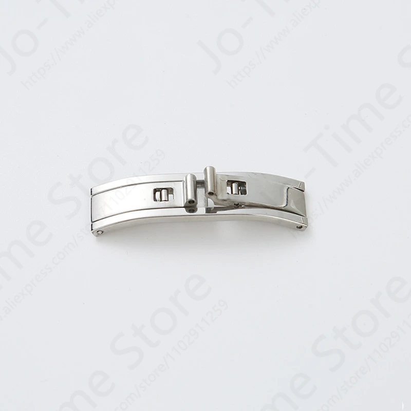 Stainless Steel Watchband Buckle 3mm 4mm 5mm 6mm Double Pull Folding Butterfly Clasp Watch Strap Connection Watch Accessories