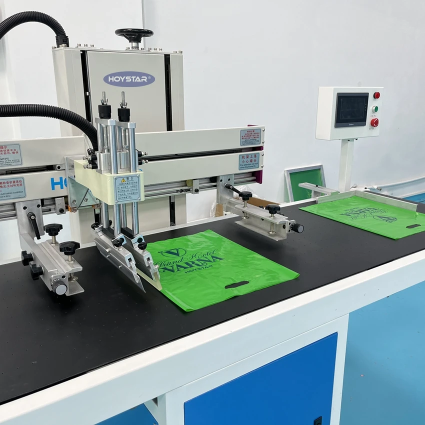 Machine d'impression d'écran de table de travail sous vide de convoyeur, sacs d'impression