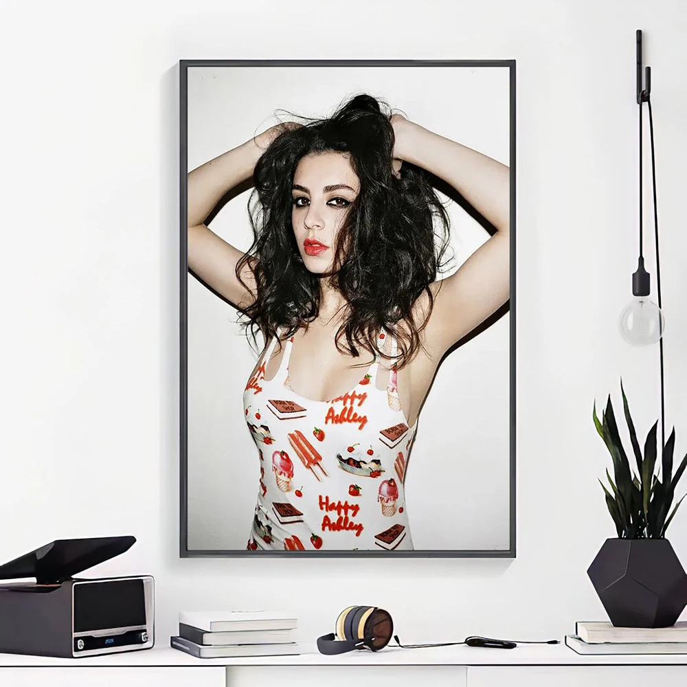 Charli XCX Music Singer Star New Hot 2 Silk Poster Wall Sticker Decoration Gift