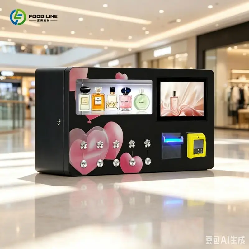 24h Self Service Perfume Vending Machine for Clubs with Small Change Dispenser FL Customized