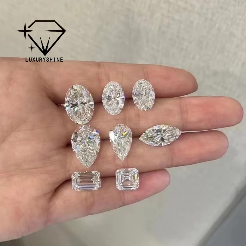 

LuxuryShine VVS2-VS1 Lab Grown Diamond Loose Diamonds Heart/Princess/Oval/Round/Cushion/Pear/Asscher With Certificate