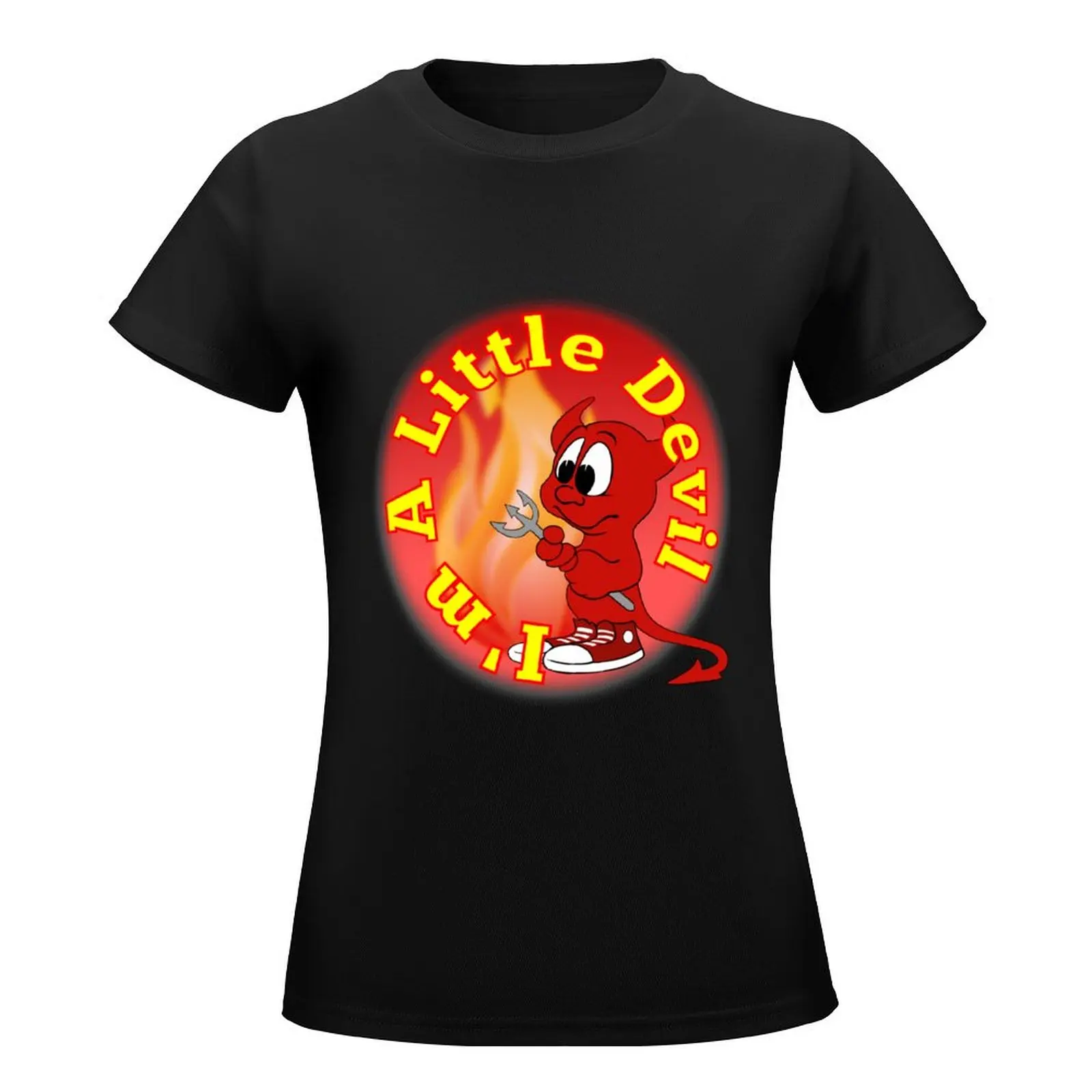 I'm A Little Devil T-Shirt plus size tops oversized summer tops summer clothes western t shirts for Women