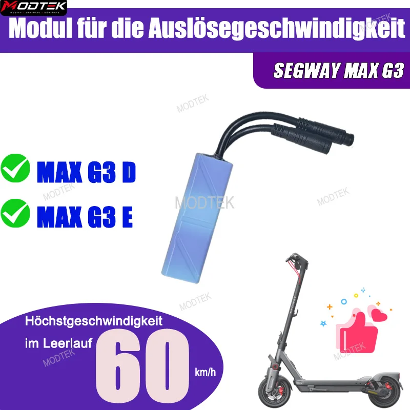 60Km/H Max G3 Fast Unlock Module V3.0 Tuning Chip Full Power Po3 Driving Modes for Ninebot Segway Max G3 Scooter Replacement Part