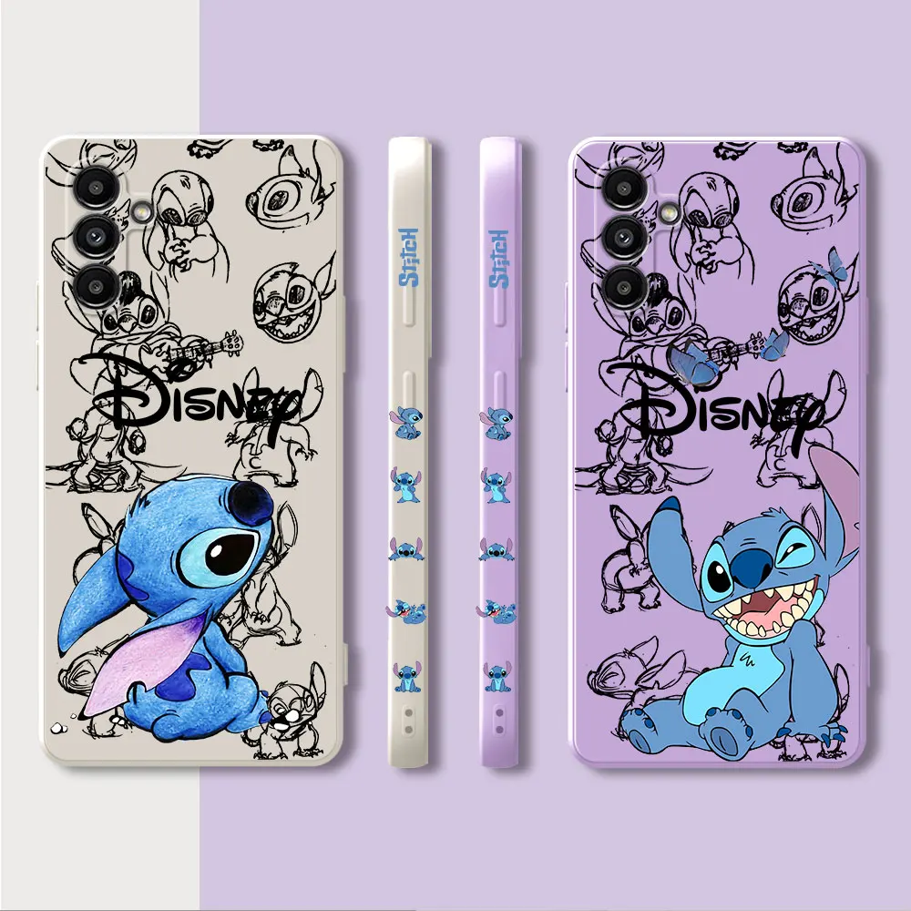 

Stitch The Baby Disney Phone Case for Samsung Galaxy A13 A32 A42 A21s A33 A73 A54 A53 A12 A22 A23 A11 A72 A52 Silicone Cover