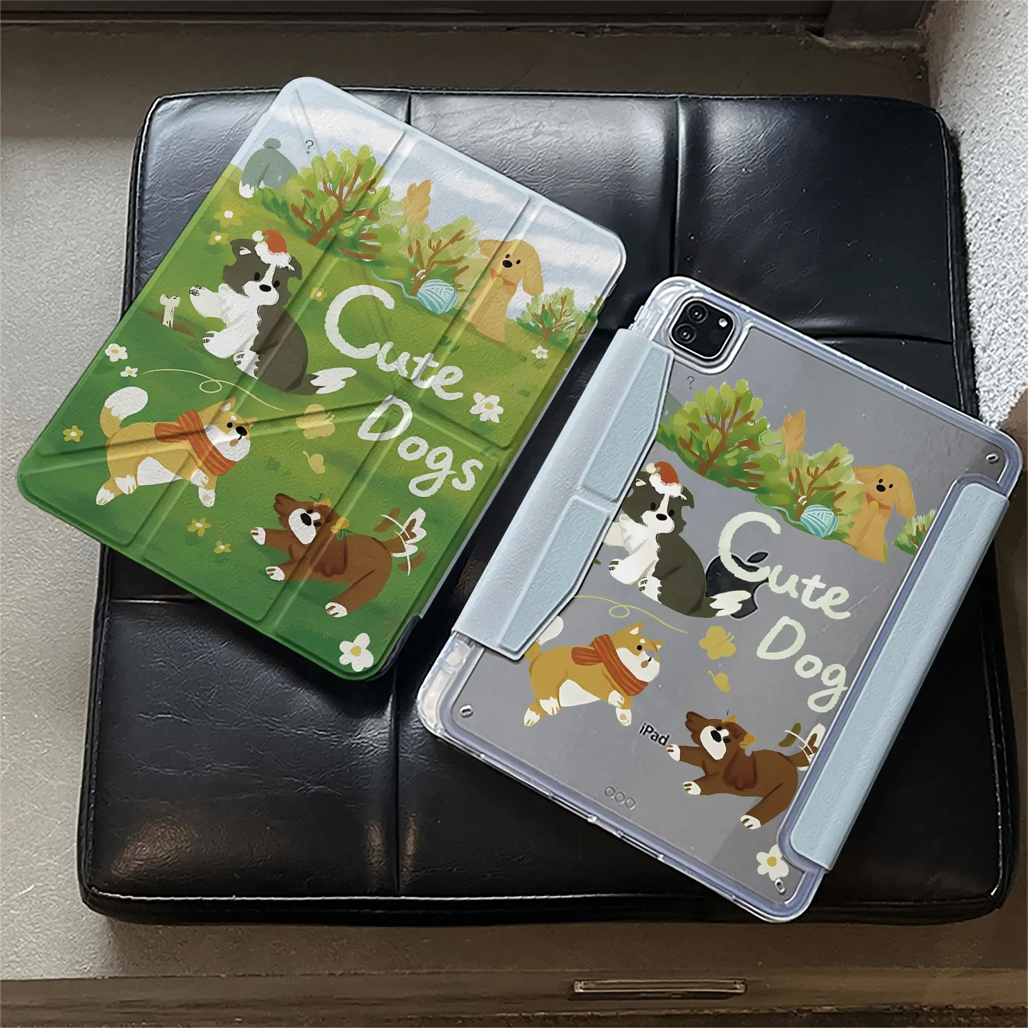 

Strawberry Spring Day Cat Dog Bow For iPad Pro Air M5 M4 M3 M2 18 20 21 22 2 1 11th A16 12.9" 10 9 8 7 6 5 Th Mini 7 6 8.3" Case