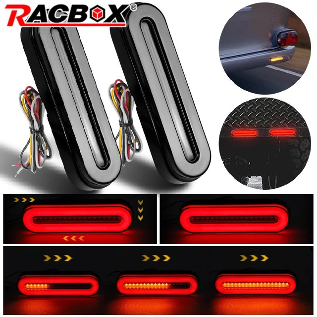 Car Truck Trailer Led Light Stop Tail Lamp Red Sequential Flowing Turn  Signals Brake Lights DRL 3 In 1 Moto Taillight 12V 24V​ - AliExpress