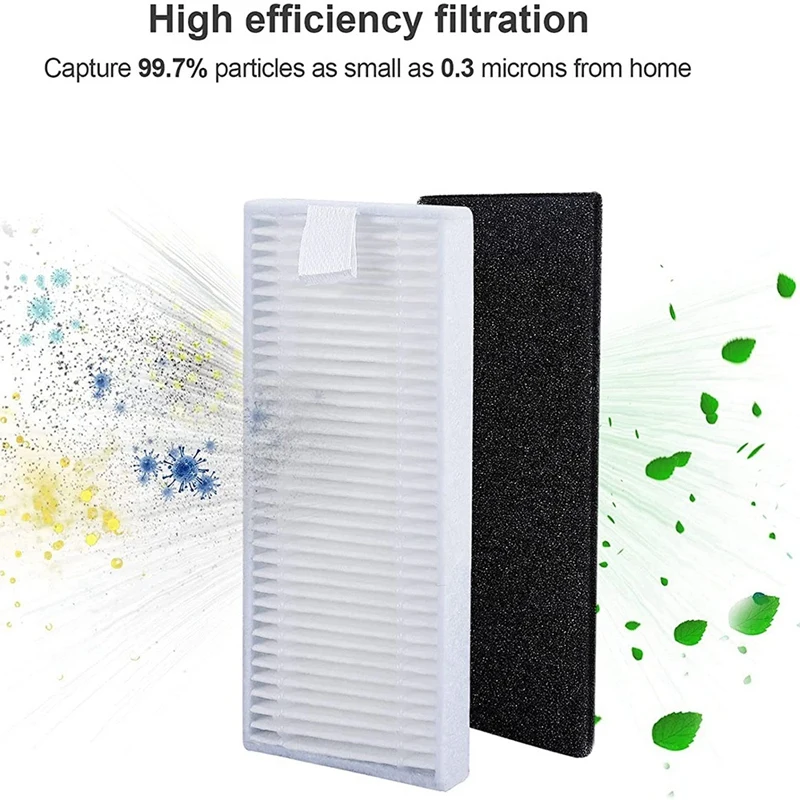 Piezas de Repuesto de 14 piezas, accesorios compatibles con Lefant M210, M210S, M210B, M213, filtro de fregona lateral, borde y cepillo