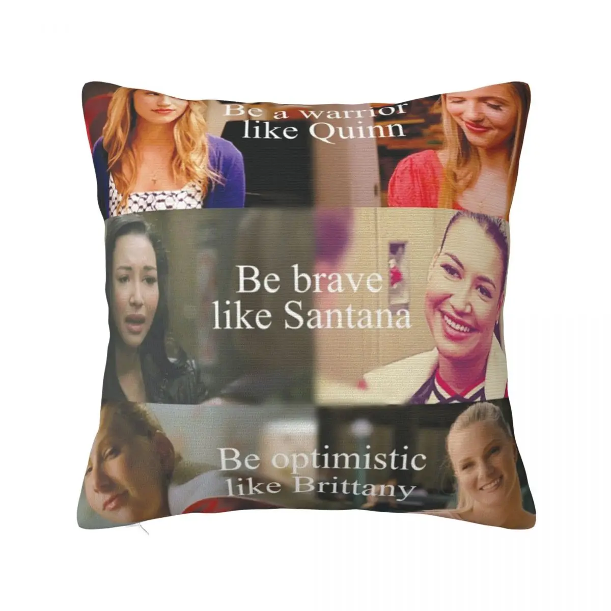 

Glee The Unholy Trinity Throw Pillow pillow cover christmas Pillows Aesthetic Pillow Case Christmas
