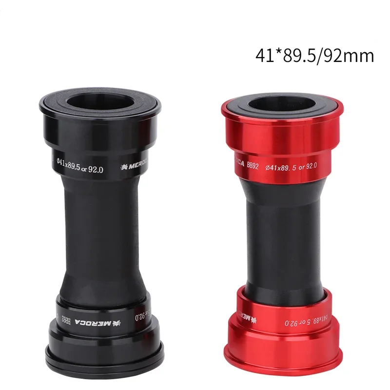 MEROCA BB92 Bicycle Bottom Bracket for mtb holowtech central movement bearing 24/24mm fits 89.5-92mm CrankSet shaft parts Press