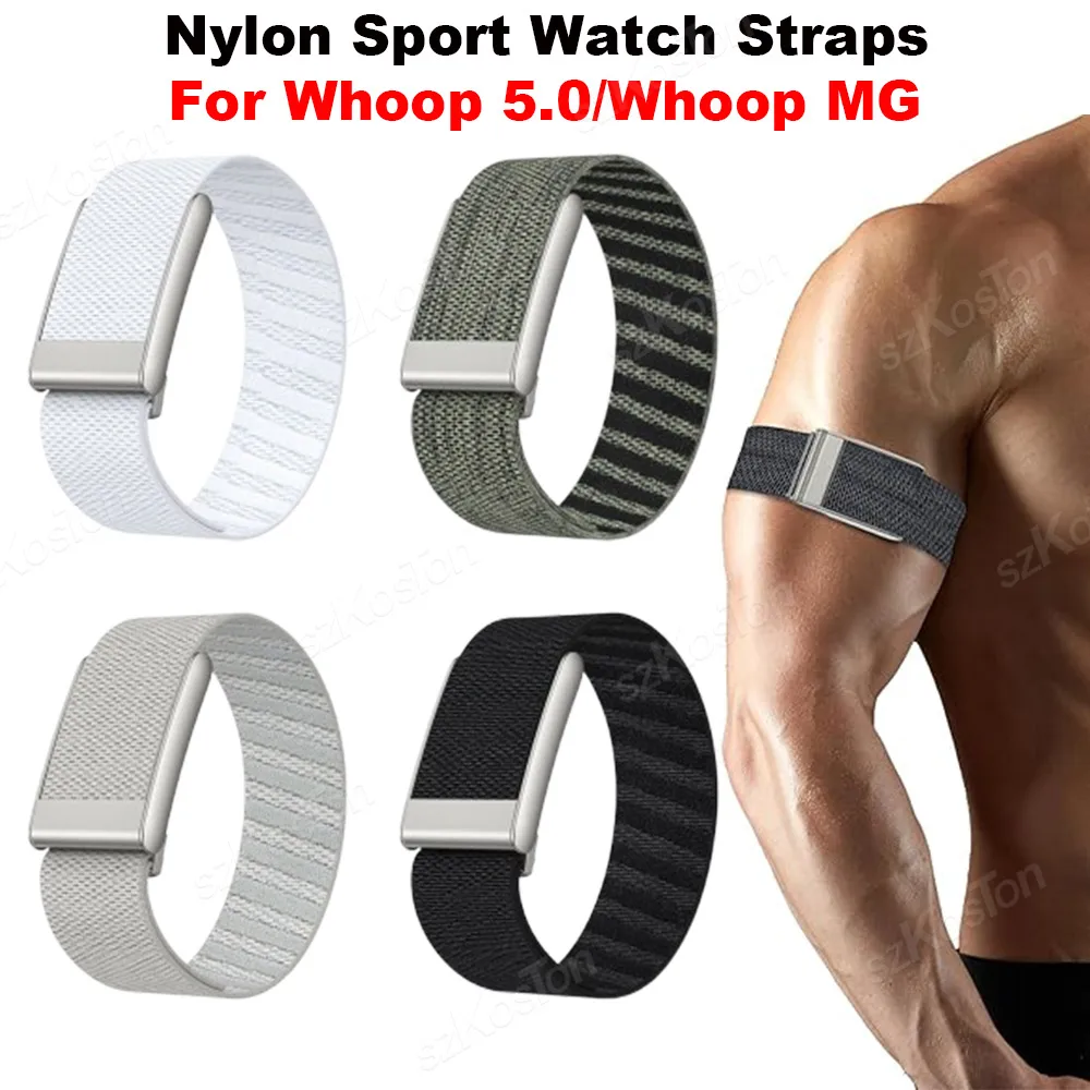 

Для Whoop 5,0/ Whoop MG нейлоновые спортивные часы браслеты регулируемые водонепроницаемые браслеты фитнес-трекер Whoop Life ремни ЭКГ