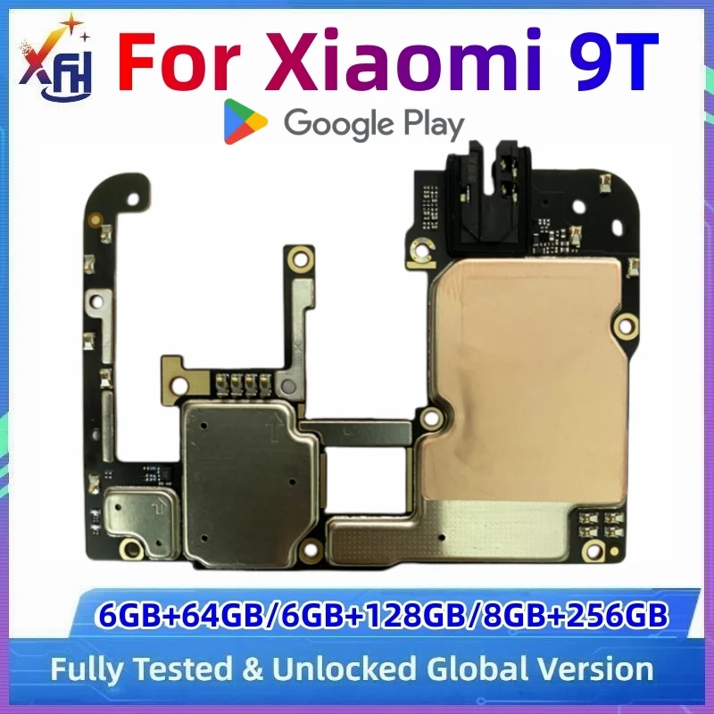 Motherboard for Xiaomi Mi 9T, Original Mainboard, 64GB, 128GB, 256GB, Global Version, with Snapdragon 730 Processor