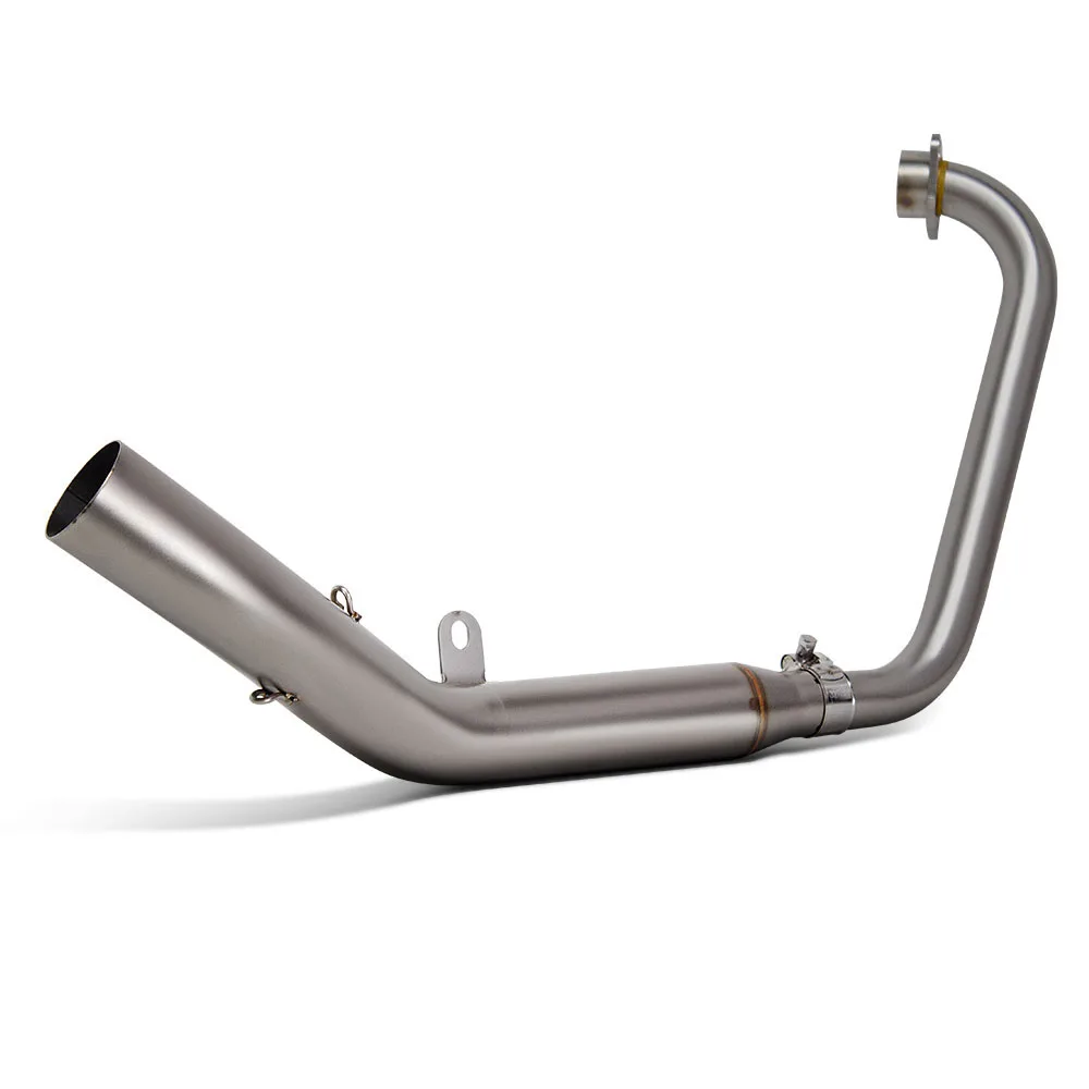 

For Zontes ZT125 U1 G1 Z1 Z2 2021-2025 Motorcycle Exhaust System Manifold Stainless 51MM Front Link Pipe