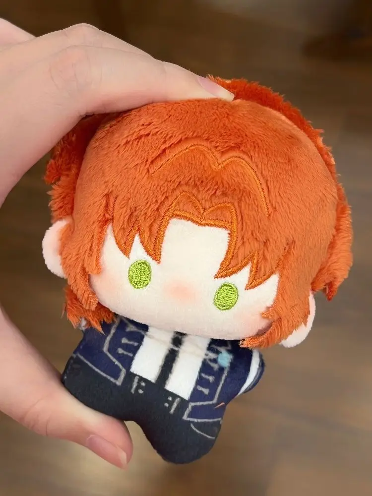 Gefüllte 10 cm große Ensemble-Stars! Eichi Tenshouin Leo Tsukinaga Bedruckter Körper Baumwolle Puppe Rucksack Anhänger Ornament oder Geburtstagsgeschenk