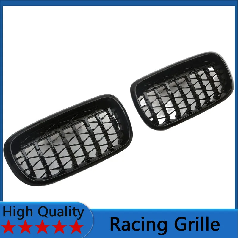 

For BMW X5 F15 F16 2014-2018 Grille Front Bumper Grill Body Kit Accessories M-e-t-e-o-r Style
