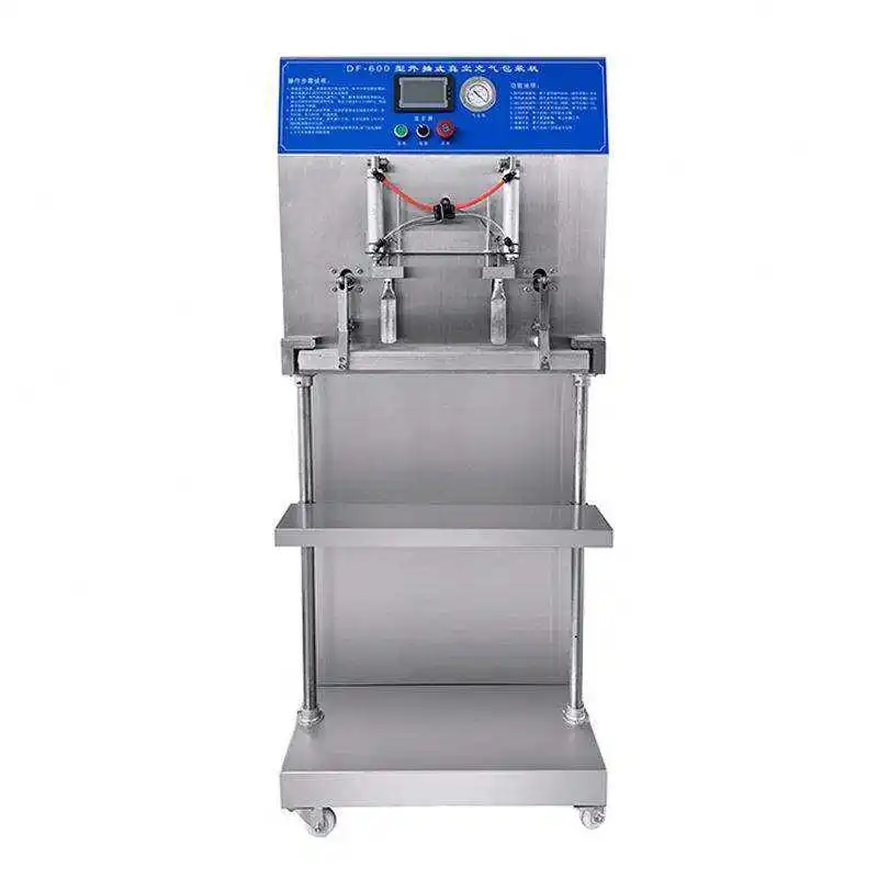 

Gas Flush Brick Beans Nuts Vacuum Packaging Machine Vertical Plastic Film Bag Sealer External Vacuum Sealing Machine